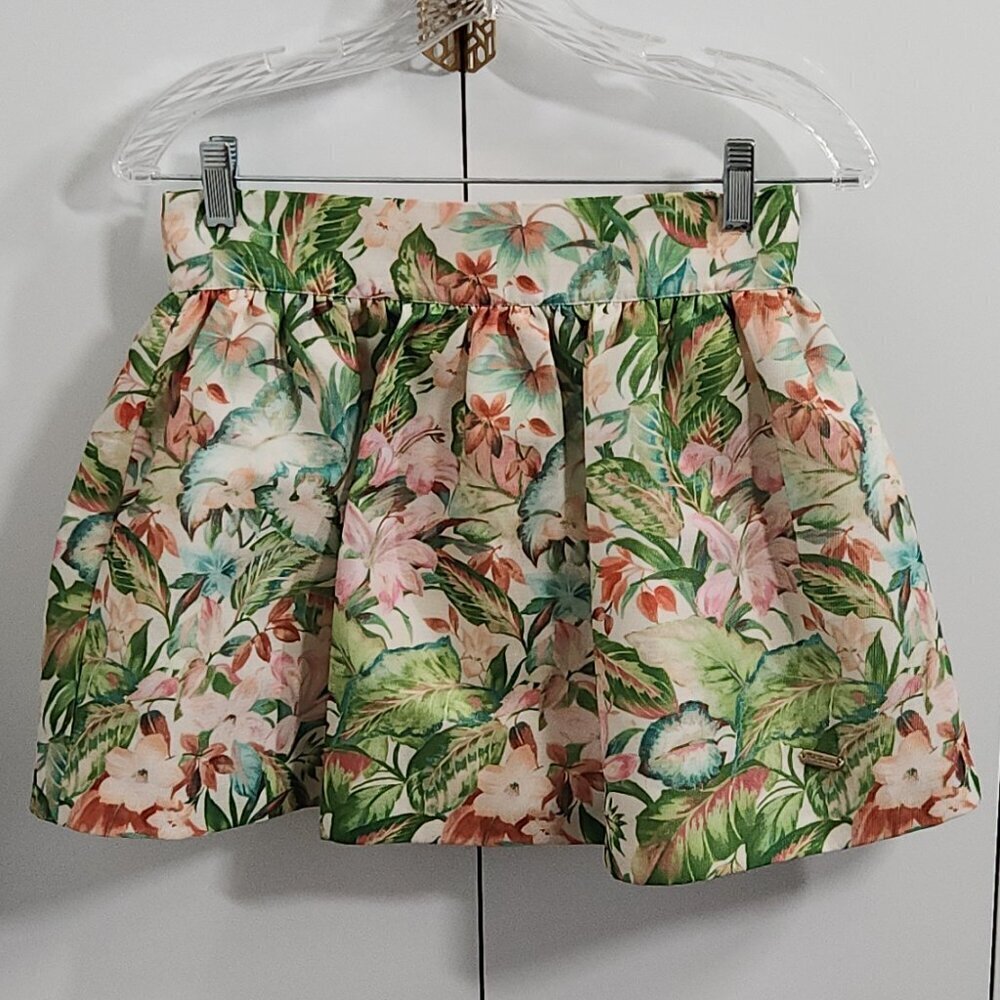 Pili Carrera Girls Skirt Size 12 Floral
